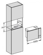Встраиваемая микроволновая печь Miele M2230SC OBSW фото 3 в Челябинске