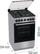 Комбинированная плита Gorenje GK5B44SF фото 4 в Челябинске
