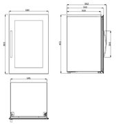 Встраиваемый винный шкаф Dometic E49FGB Elegance фото 2 в Челябинске