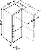 Холодильник Liebherr CNesf 3033 Comfort NoFrost фото 4 в Челябинске