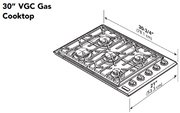 Газовая варочная панель Viking EVGSU5301SS фото 4 в Челябинске
