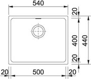 Мойка Franke KBG 110-50 миндаль фото 2 в Челябинске