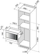 Встраиваемая микроволновая печь Brandt BMS7120X фото 3 в Челябинске