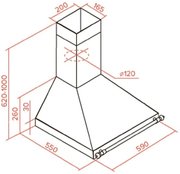 Вытяжка Teka DOS 60 BEIGE-BRASS фото 2 в Челябинске