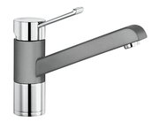 Смеситель Blanco Zenos chrome/Silgranit алюметаллик фото в Челябинске