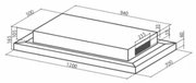 Встраиваемая вытяжка Faber SKYPAD X/WH F120 фото 3 в Челябинске