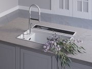 Мойка Omoikiri Kinaru Pro 86-U/I WH фото 4 в Челябинске