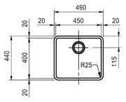 Мойка Franke KBX 110-45 фото 4 в Челябинске