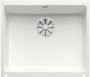 Мойка Blanco SUBLINE 500-U керамика отводная арматура InFino® матовый белый фото в Челябинске