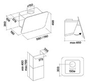 Вытяжка Falmec Tab (A+) 80 White фото 2 в Челябинске