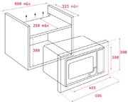 Встраиваемая микроволновая печь Teka ML 820 BIS WH WHITE фото 2 в Челябинске