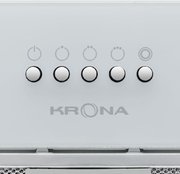 Встраиваемая вытяжка Krona LUISA 600 GLASS WHITE PB фото 4 в Челябинске