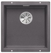 Мойка Blanco SUBLINE 400-U SILGRANIT отводная арматура InFino® темная скала фото в Челябинске