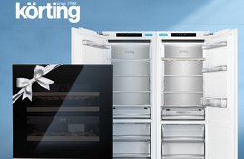 Акция! Винный шкаф Korting в подарок при покупке комплекта