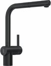 Смеситель Franke Atlas Neo Sensor выдвижной шланг черный матовый