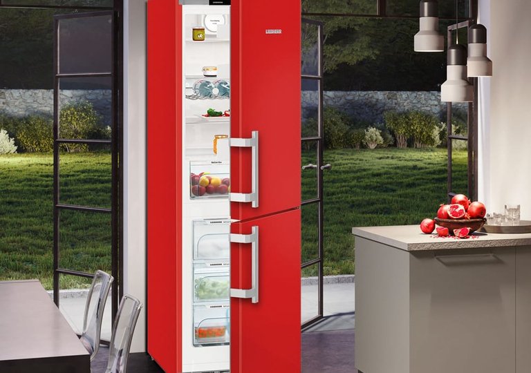 Как перевесить дверь холодильника Liebherr