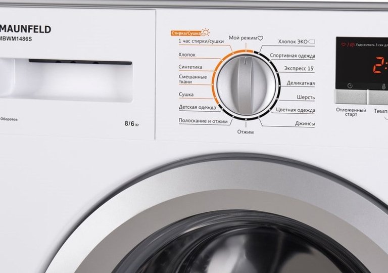 Ошибки стиральных машин Maunfeld