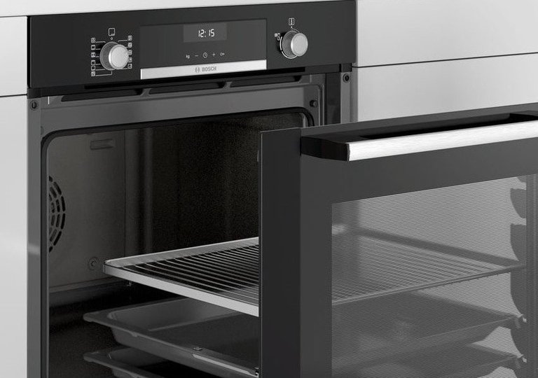Как включить самоочистку в духовке Bosch